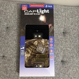 Realtree Camouflage Cap with LED Light